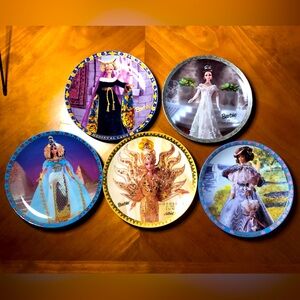 Barbie Collector's Hanging Plates Set of 5